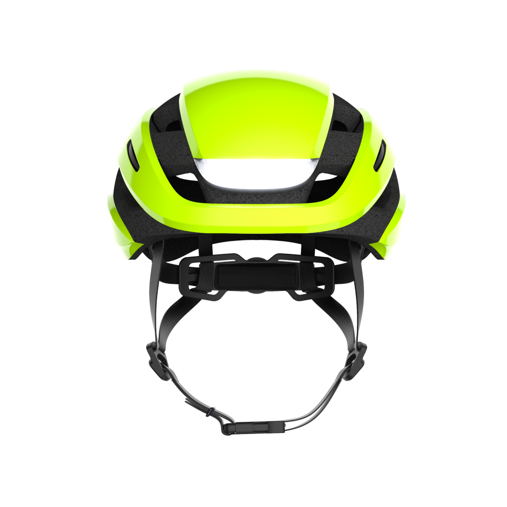 Lumos Ultra Electric Lime 54-61 cm | gul cykelhjelm med indbygget lys