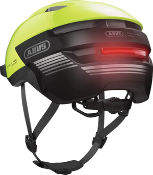 Abus Purl-Y Ace Signal Yellow NTA 8776 Led. Gul cykelhjelm til elcykel
