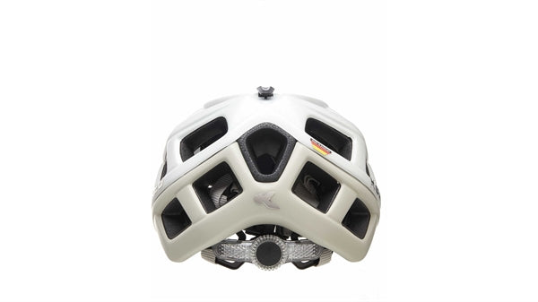 Ked Crom Light Grey Ash Grey Matt | Hvid allround cykelhjelm med grå kant