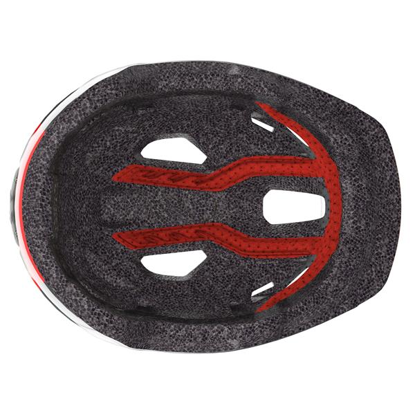 Scott Spunto Junior Grey Red RC LED lys 50-56 cm | bedst i test cykelhjelm