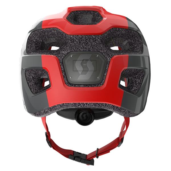 Scott Spunto Junior Grey Red RC LED lys 50-56 cm | bedst i test cykelhjelm