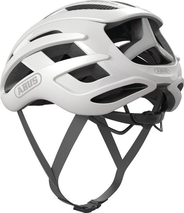 Abus Airbreaker Polar White Matt. Mat hvid landevejshjelm