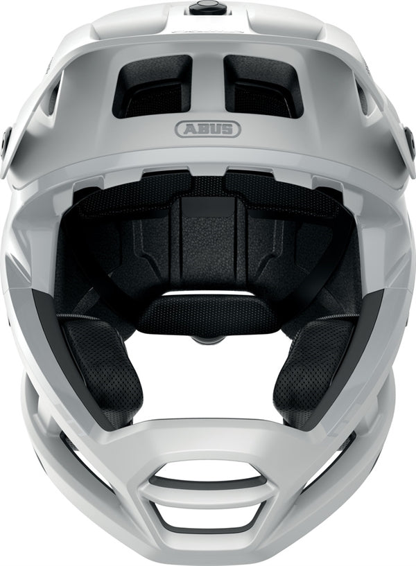 Abus Airdrop Mips Polar White Fullface hjelm til BMX og Enduro