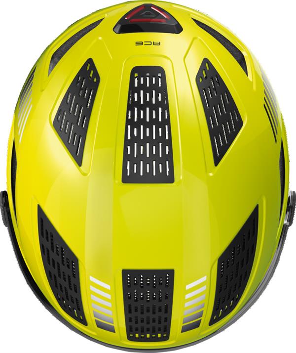 Abus Hyban 2.0 ACE cykelhjelm Signal Yellow