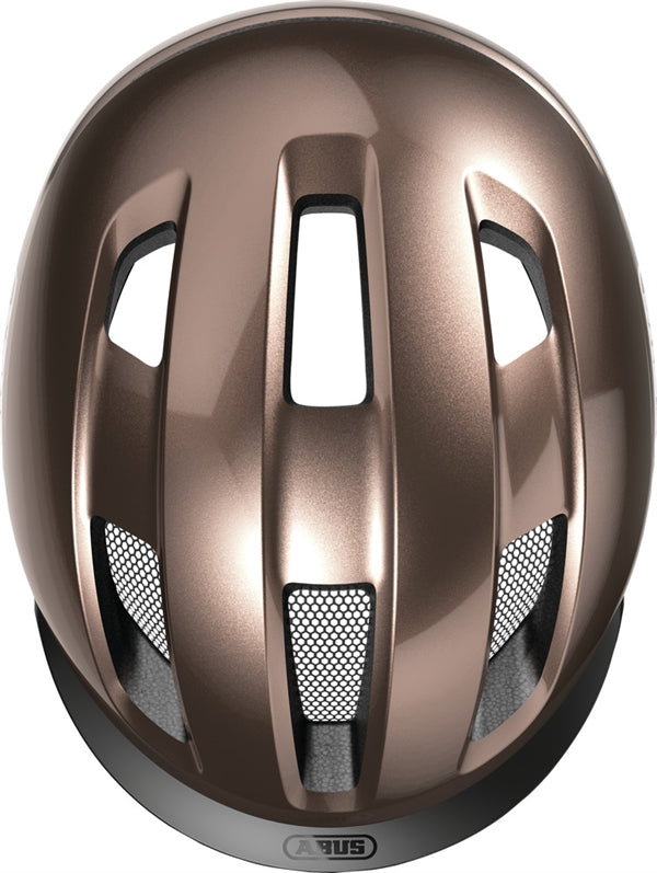 Abus Purl-Y Metallic Copper NTA 8776 cykelhjelm elcykel. Kobberfarvet