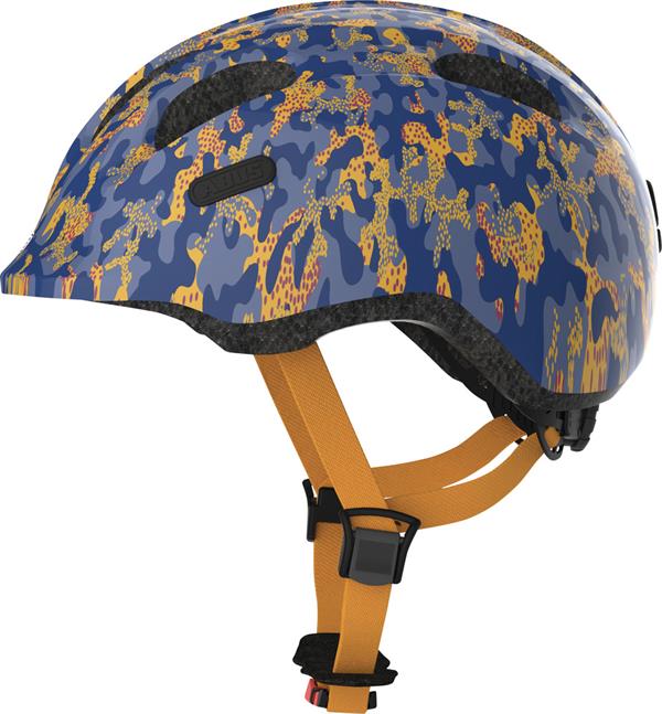 Abus Smiley 2.0 Camou Blue | cykelhjelm til børn blå camouflage