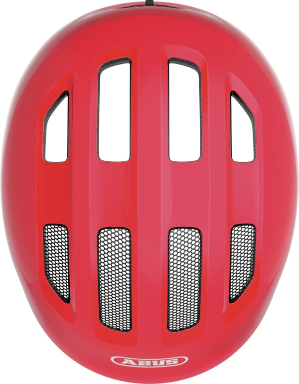 Abus Smiley 3.0 Shiny Red. Rød cykelhjelm til barn og baby