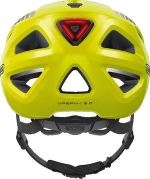 Abus Urban-I 3.0 Cykelhjelm Signal Yellow med LED lys