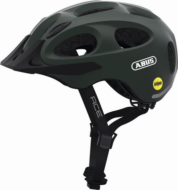 Abus Youn-I Ace Mips Metallic Green med LED lampa