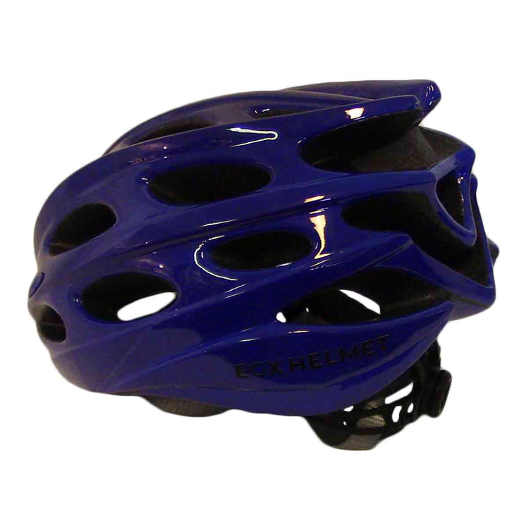 EGX Helmet City Road Shiny Dark Blue | kobolt blå cykelhjelm til sport og fritid