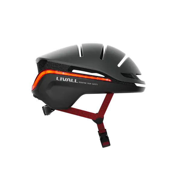 Livall Evo21 Dark Night | Bluetooth cykelhjelm med LED lys