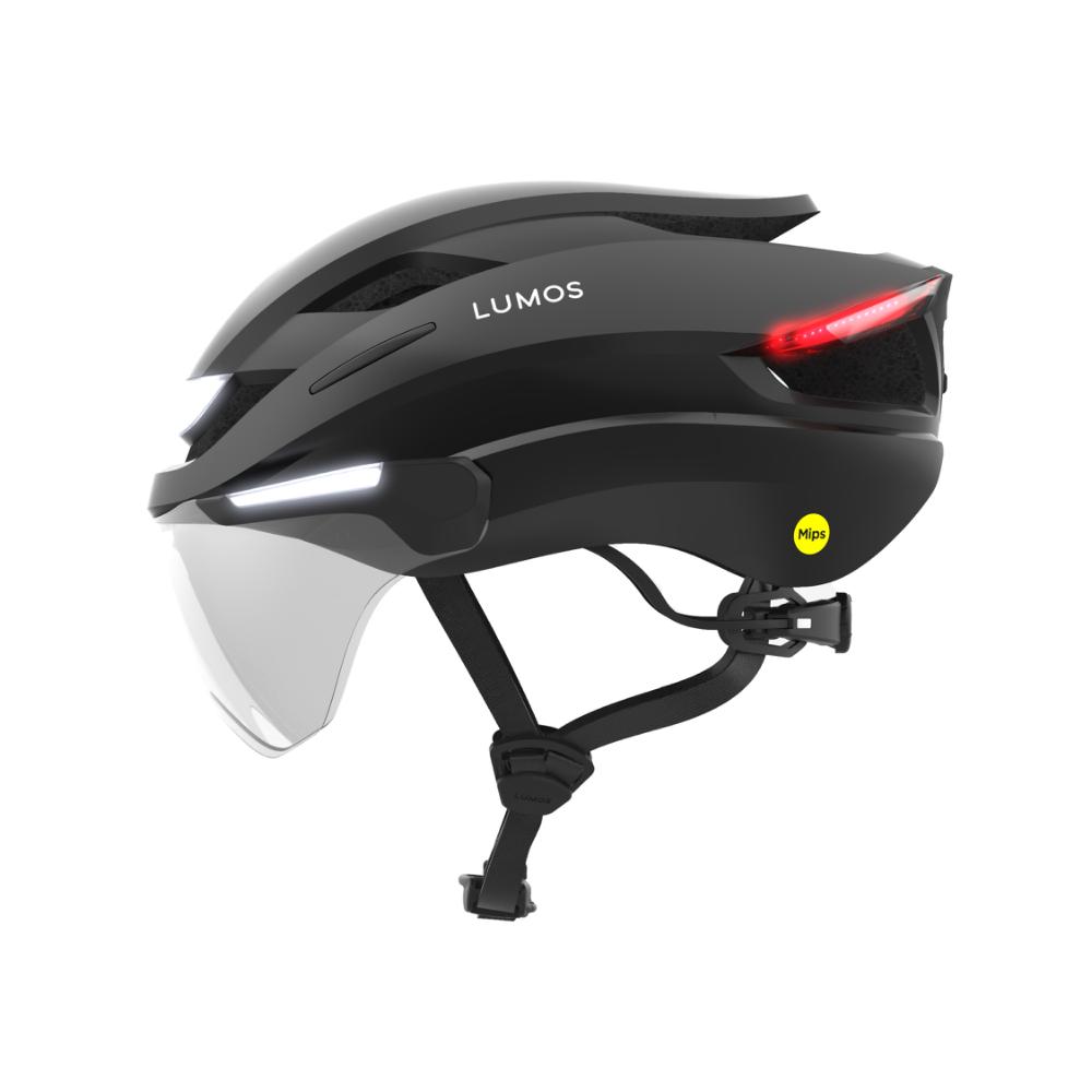 Lumos Ultra Mips Onyx Black E-Bike Visir. NTA 8776 cykelhjelm med mips og visir samt LED lys