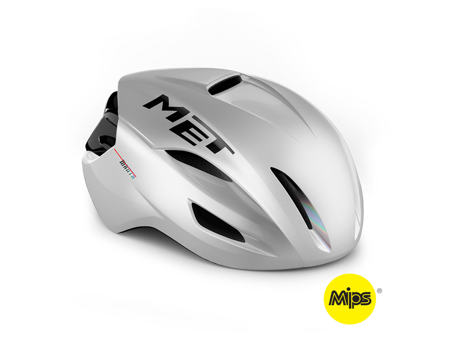 Met Manta MIPS White Holographic/Glossy