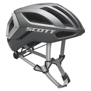 Scott Centric Plus (Mips) Dark Silver Reflective Grey. Cykelhjelm til landevej