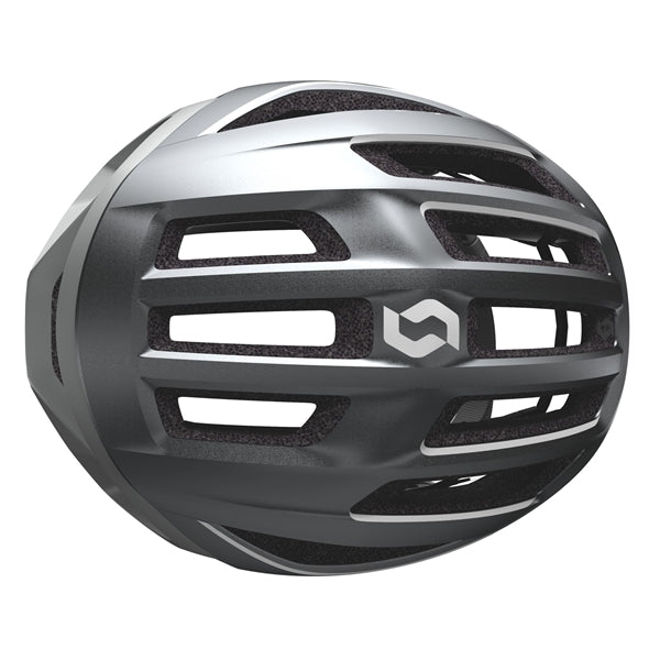 Scott Centric Plus (Mips) Dark Silver Reflective Grey. Cykelhjelm til landevej