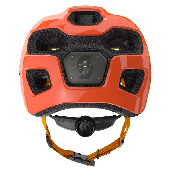 Scott Spunto Junior Fire Orange LED lys | Testet God af Tænk 50-56 cm | børne cykelhjelm