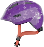 Abus Smiley 3.0 Purple Star | Lila cykelhjälm för barn