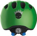 Abus Smiley 2.1 Sparkling Green med LED lampa | grön cykelhjälm till barn