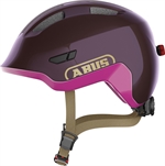 Abus Smiley 3.0 Ace LED Royal Purple | Cykelhjälm för barn med LED lampa 