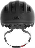 Abus Smiley 3.0 Ace LED Velvet Black. Svart cykelhjälm för barn och bebis med LED bakljus