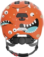 Abus Smiley 3.0 Orange Monster. Orange cykelhjälm för barn och bebis med monster