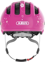 Abus Smiley 3.0 Pink Butterfly. Cykelhjälm för barn och bebis med fjärilar på