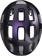 Abus Youn-I 2.0 Black Violet LED lampa | svart och lila cykelhjälm