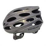 EGX Helmet Xtreme Shiny Silver | silverfärgad cykelhjälm till landsväg och sport