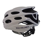 EGX Helmet Xtreme Shiny White | Vit cykelhjälm till landsväg och sport