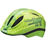Ked Meggy II Trend Green Croco | Grön cykelhjälm med krokodiler för bebis och barn