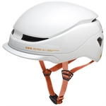 Ked Mitro UE-1 Mips Light Grey Orange Matt | Vit E-Bike hjälm NTA 8776. Mips och Fidlock magnetspänne